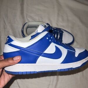 Blue Nike Low Dunks